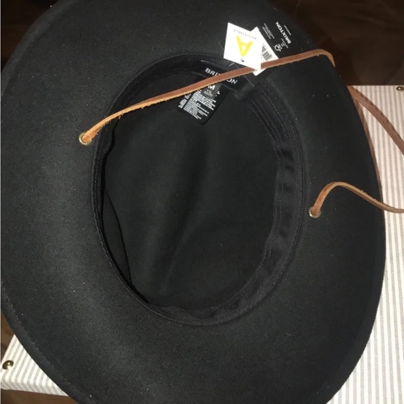 Brixton Men's Field Wide Brim Felt Fedora Hat size M - Picture 8 of 12